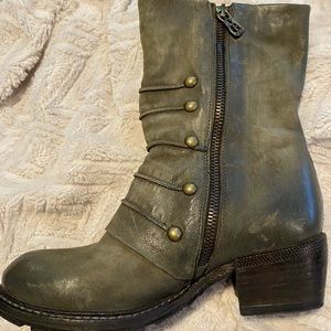 Olive Green Boots